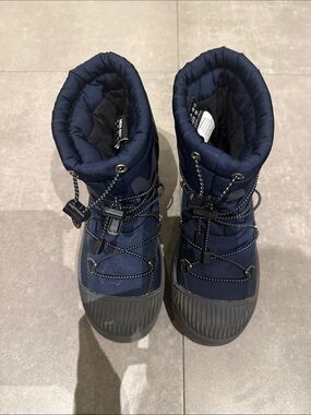 Moon Boot Kids Navy Blue Insulated Snow Boots